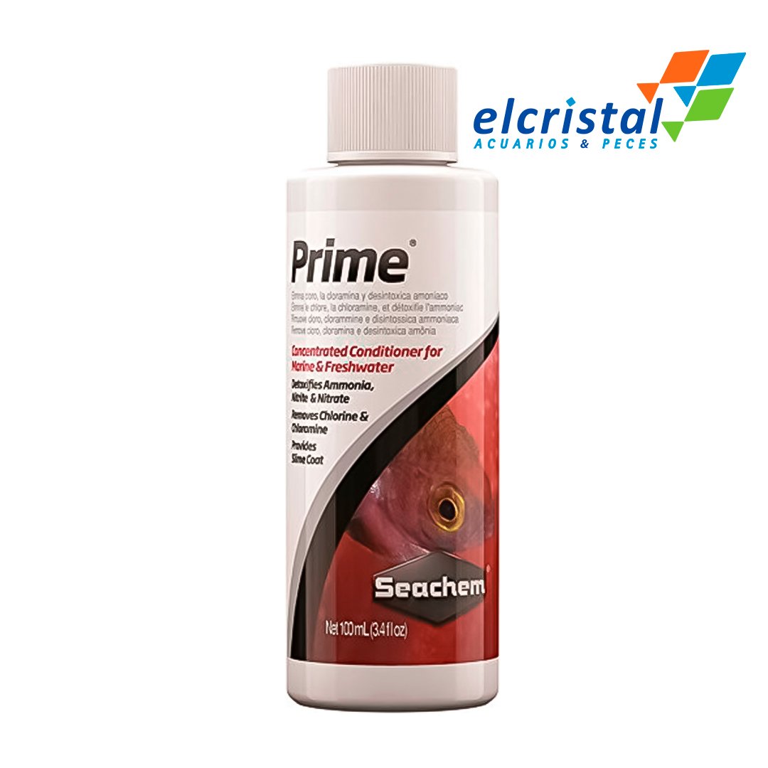 Acondicionador completo y ultra concentrado Indispensable tanto para acuarios de agua dulce como marinos. Su función principal es eliminar el cloro y la cloramina de forma inmediata, además de desintoxicar metales pesados, amoníaco, nitritos y nitratos presentes en el agua del grifo.